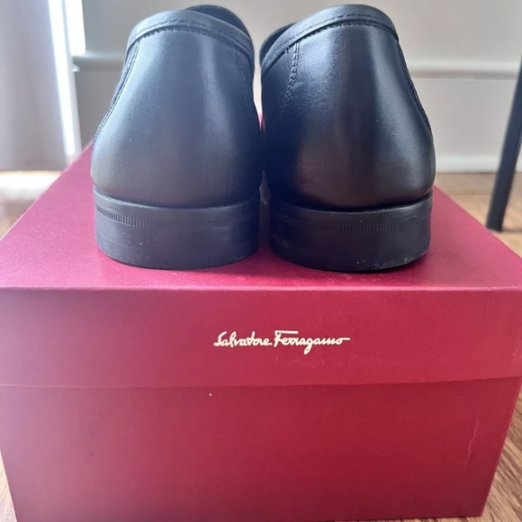 Men\'s SALVATORE  \'Grandioso\' Black Leather Loafers Size US 9 - main image 6